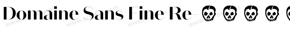 Domaine Sans Fine Re字体转换